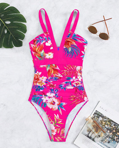 Serena -  Floral Swimsuit