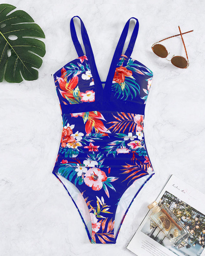 Serena -  Floral Swimsuit