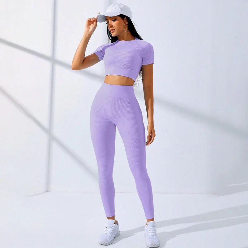 LILY™ SEAMLESS YOGA FITNESS WEAR SET