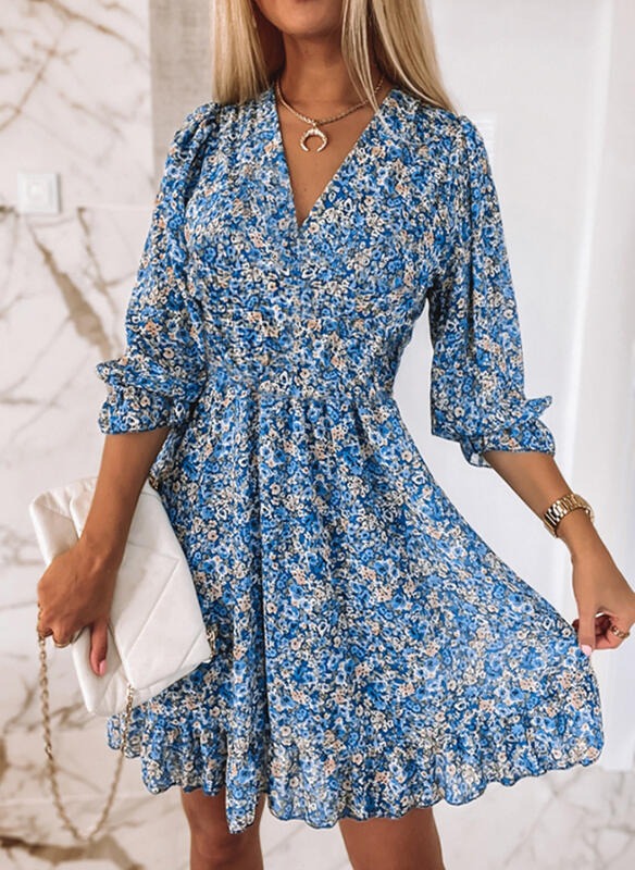 Amber - Printed Casual Dress