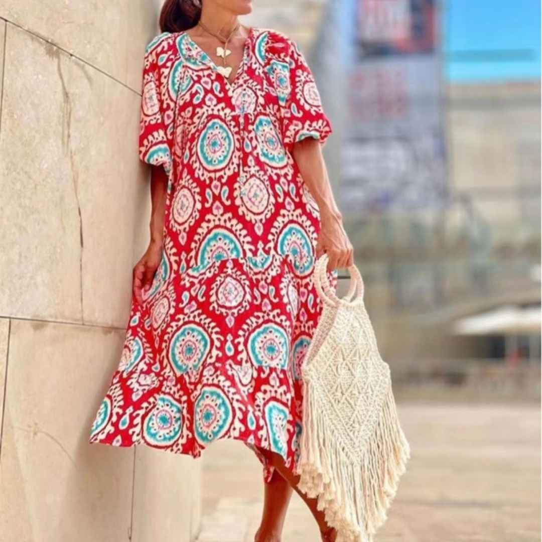 CHIARA™ DRESS IN BOHEMIAN ROBE