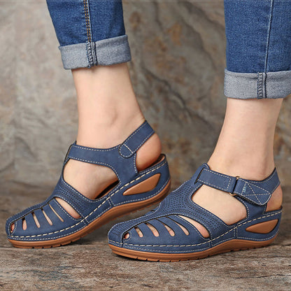 Caitlyn Ankle Straps Wedge Sandals