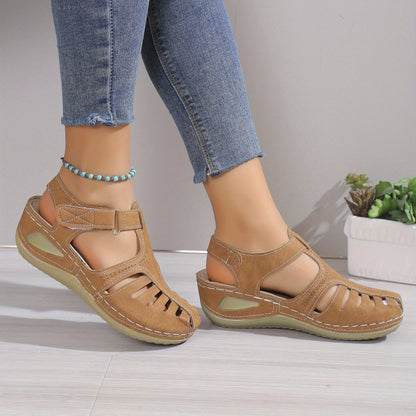 Caitlyn Ankle Straps Wedge Sandals