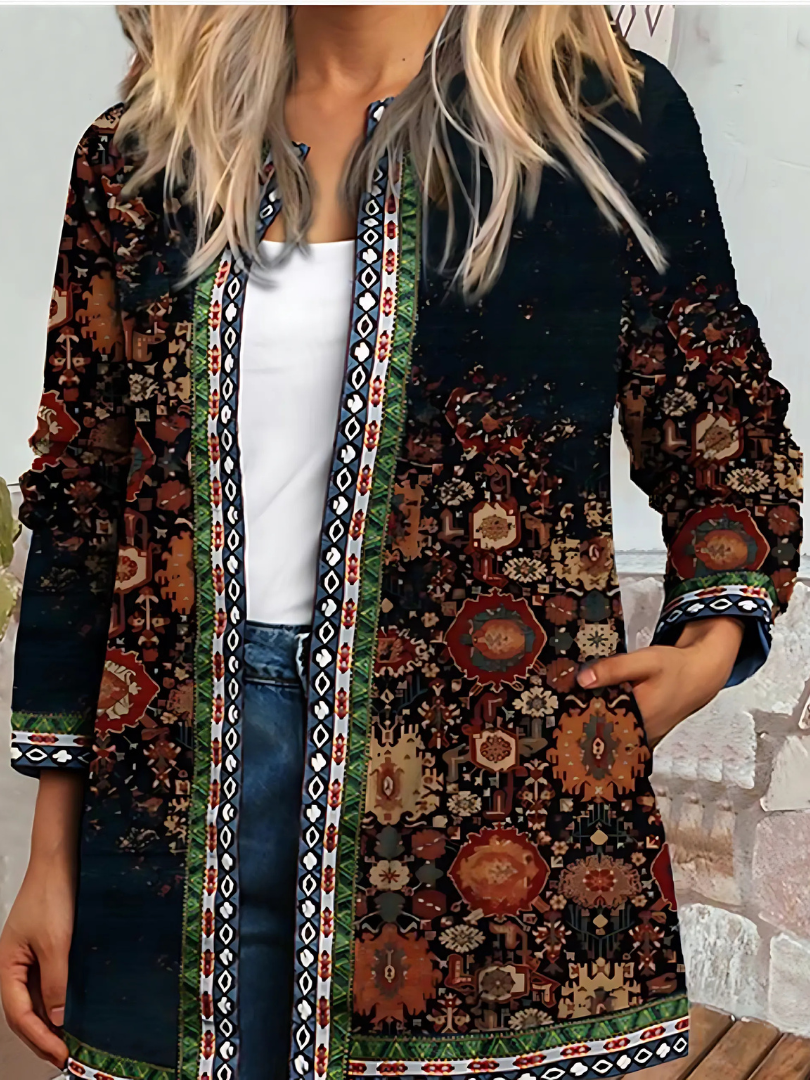 ZOYA™  ELEGANT RETRO ETHNIC CARDIGAN