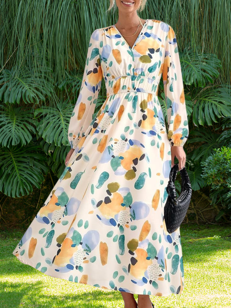 Carlotta Elegant Floral Dress