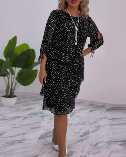 Flava Polka Dot Print Dress