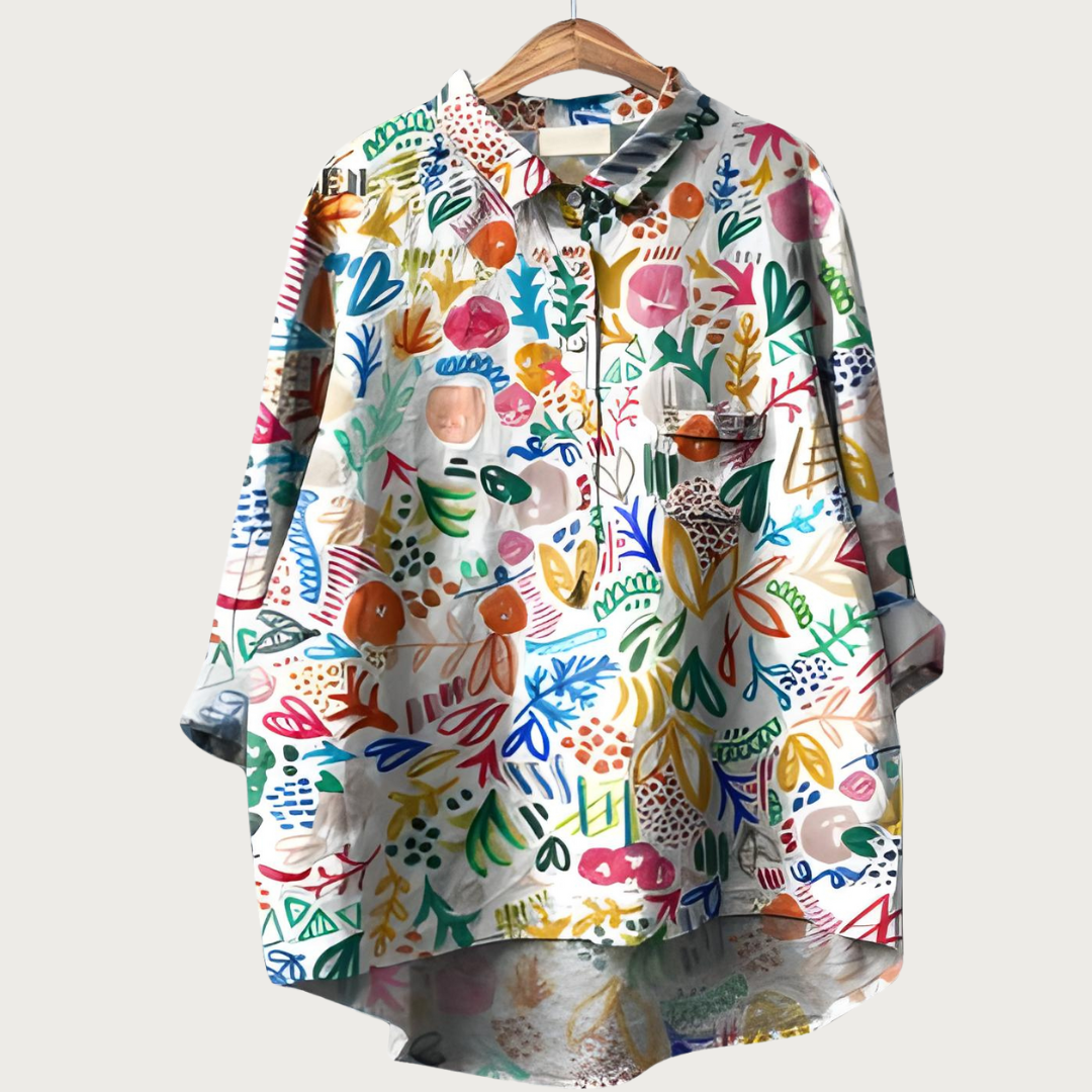 DIANA™ CASUAL PRINTED BLOUSE