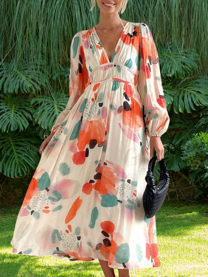 Carlotta Elegant Floral Dress