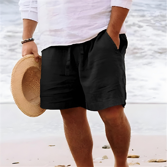 WILLIAM™ CASUAL COTTON LINEN BEACH SHORTS