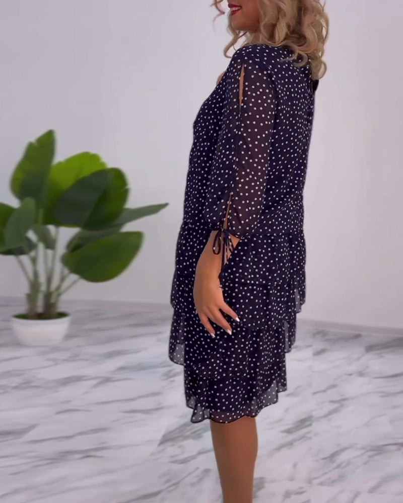 Flava Polka Dot Print Dress