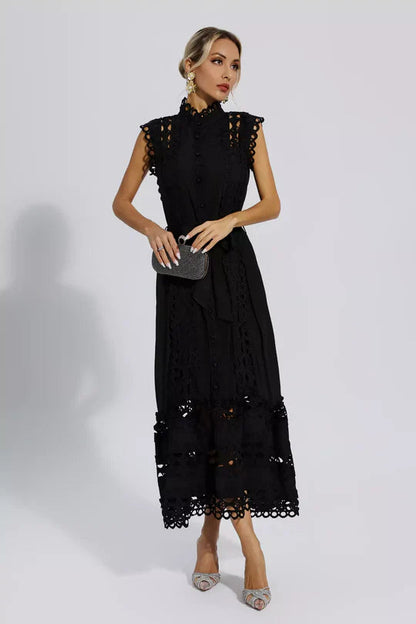 Andrea - Hollow Maxi Dress