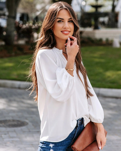 Ellie Chic V-Neck Blouse