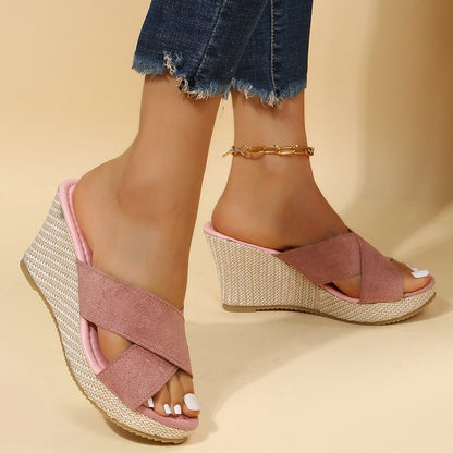 Alma Casual Comfort Wedges Sandals