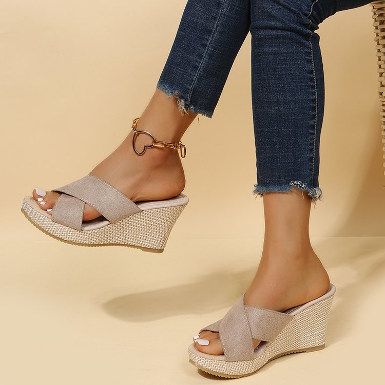 Alma Casual Comfort Wedges Sandals