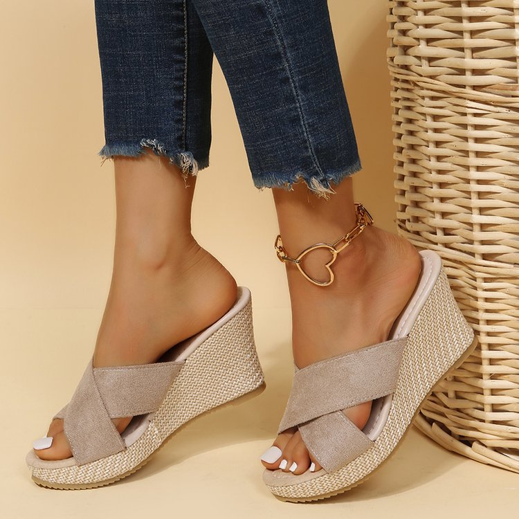 Alma Casual Comfort Wedges Sandals