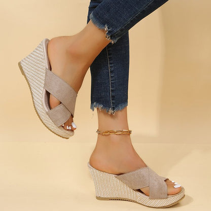 Alma Casual Comfort Wedges Sandals