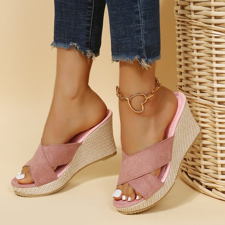 Alma Casual Comfort Wedges Sandals