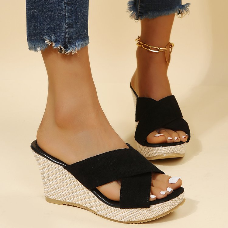 Alma Casual Comfort Wedges Sandals