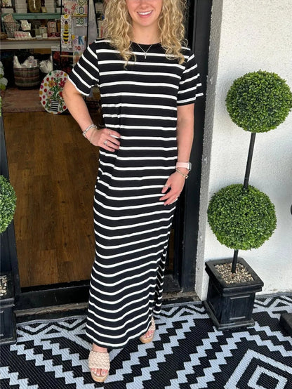 Ellah Striped Maxi Dress