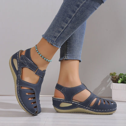 Caitlyn Ankle Straps Wedge Sandals