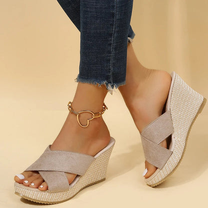 Alma Casual Comfort Wedges Sandals