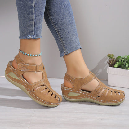 Caitlyn Ankle Straps Wedge Sandals