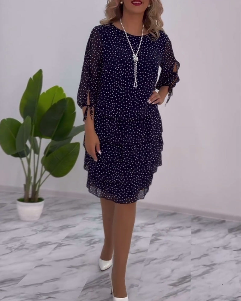 Flava Polka Dot Print Dress