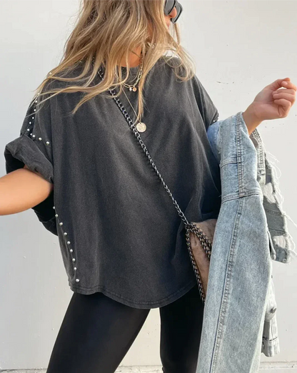 Andy Oversized Studded Tee