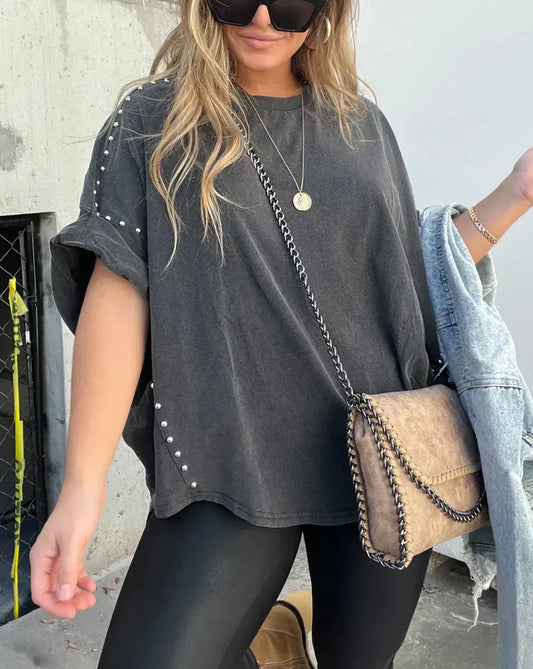 Andy Oversized Studded Tee